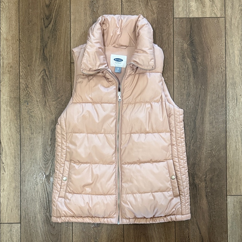 Old Navy Blush Puffer Vest